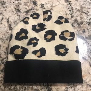 Leopard beanie